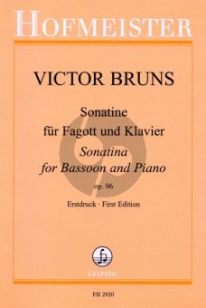 Bruns Sonatine Op.96 Fagott-Klavier