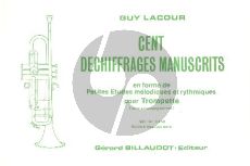 Lacour 100 Dechiffrages Manuscrits Vol.1 (No.1-50) Trumpet (easy to intermediate level)