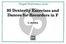 Rooda 95 Dexterity Excercices and Dances for Recorders in F