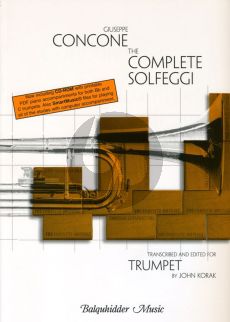 Concone Complete Solfeggi for Trumpet (transcr. and edited by John Korak)