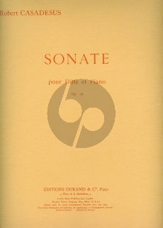 Casadesus Sonate Op. 18 Flute et Piano