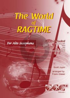 The World of Ragtime for Alto Saxophone (Bk-Cd) (arr. Frank Glaser)