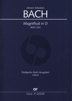 Bach Magnificat D-dur BWV 243 Soli SSATB, Coro SSATB Klavierauszug