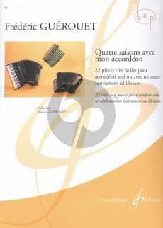 4 Saisons avec mon Accordeon (22 Pieces) (Solo or with an instrument opt.)