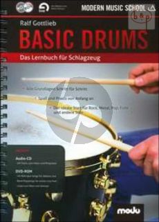 Basic Drums (Das Lernbuch fur Schlagzeug) (Bk-Cd-DVD)