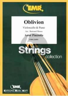 Piazzolla Oblivion Violoncello-Piano (arr. Bertrand Moren)