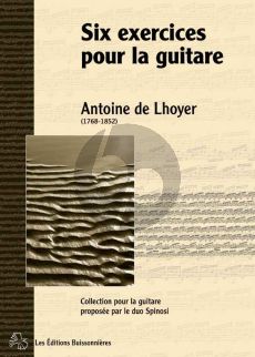 Lhoyer 6 Exercises Op.27 Guitare (ed. Philippe Spinosi)