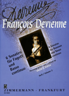 Devienne 6 Sonaten Vol.2 Fagott und Klavier (without Opus No.) (Edited Valeri S. Popov)
