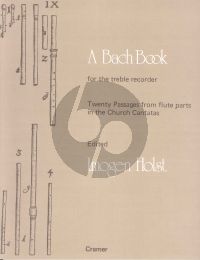 Bach Book for Treble Recorder