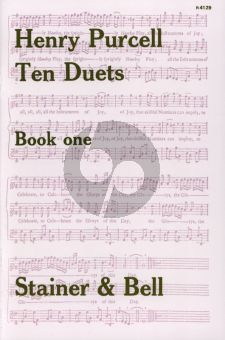 Purcell 10 Duets Vol.1 Nos. 1 - 6 for 2 Voices and Piano