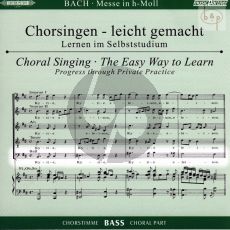 Messe h-moll (Hohe Messe) BWV 232 Bass Chorstimme