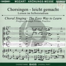 Missa C-dur KV 317 (Kronungs-Messe) (Soli-Chor-Orch.) (Bass Chorstimme)