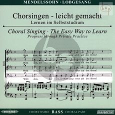 Lobgesang Op.52 Bass Chorstimme CD