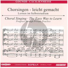Gounod Messe Solennelle G-dur Sopran Chorstimme CD (Chorsingen leicht gemacht)