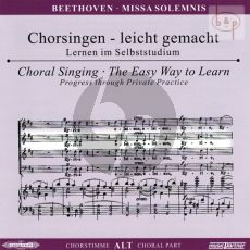 Missa Solemnis D-dur Op.123 (Soli-Chor-Orch.) (Alt Chorstimme)