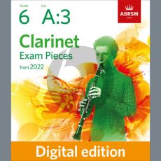 Allegro ma non troppo (from Sonata No5)(Grade 6 List A3 from the ABRSM Clarinet syllabus from 2022)