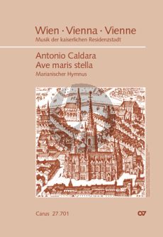 Caldara Ave maris stella SA soli- 2 Violinen und Bc (Part./Stimmen) (Guido Erdmann)