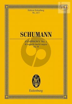 Symphony No.1 Op.38 B-flat major Study Score (Fruhlingssymphonie)