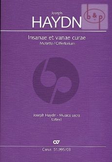 Insanae et Vanae Curae (Motetto/Offertorium) Hob.XXX:1 / 13c (SATB-Orch.) (Vocal Score)