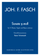 Fasch Sonate g-moll 2 Oboen-Fagott-Bc (Part./Stimmen) (Rainer Schottstadt)