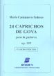 Castelnuovo-Tedesco 24 Caprichos de Goya Op.195 Vol.3 (No.13-18) Guitar (Angelo Gilardino)