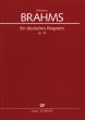 Brahms Ein Deutsches Requiem Op.45 SB soli-SATB-Orch. (Study Score) (Carus)