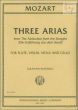 3 Arias from The Abduction from the Seraglio (Fl.-Vi.-Va.-Piano)