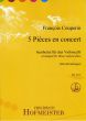 Couperin 5 Pieces en Concert 3 Violoncellos (Score/Parts) (edited by David Geringas)