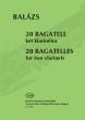 Balazs 20 Bagatelles for 2 Clarinets