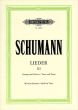 Schumann Lieder vol.3 (Mittel-Tief) (Nach den Handschriften und Erstdrucken) (Max Friedlaender)