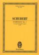Schubert Symphonie No.1 D-dur D.82 Studienpartitur (Hermann Grabner)