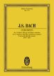 Bach Concerto d-minor BWV 1043 2 Violins-Strings-Bc Study Score (edited by Richard Clarke)