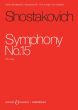 Shostakovich Symphony No.15 A-mjor Op.141 for Orchestra Study Score