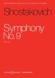 Shostakovich Symphony No.9 E-flat major Op.70 for Orchestra Study Score