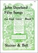 Dowland 50 Songs vol.1 High Voice (Fellowes-Scott)