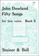 Dowland 50 Songs Vol. 2 Low Voice (edited by Edmund Fellowes)