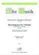 Mozart Divertimento No.9 KV 240 B-dur für Flöte, Oboe, Klarinette (B), Horn (F) und Fagott (Stimmen) (Gunther Weigelt)
