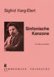 Karg-Elert Sinfonische Kanzone Op.114 Flöte-Klavier (Alwin Wollinger)