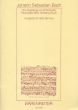 Bach Gesänge Schemellis zum Musicalischem Gesangbuch Tief (mit 6 Lieder aus dem Klavierbüchlein für Anna Magdalena Bach (BWV 439–507,511–514,516,517))