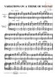 Variations theme Mozart & Nocturne