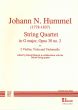 Hummel Quartet G major Op. 30 No. 2 2 Violins-Viola and Violoncello (Parts) (edited by Harold Harriott)