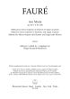 Faure Ave Maria Op. 67/2 N 129 Motet for Mezzo-soprano or Baritone and Organ or Piano (Helga Schauerte-Maubouet)