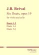 Breval 6 Duets Op.19 No.1 - 2 Violin and Cello