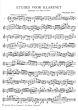Bon 12 Studies for Clarinet