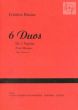 Blasius 6 Duos Vol.2 (No.4-6) 2 Fagotte (Fritz Essmann) (interm.level)
