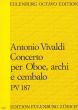 Vivaldi Konzert D-dur PV 187 Oboe-Streicher-Bc Partitur (Jürgen Braun)