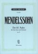 Mendelssohn Psalm 115 Op.31 'Nicht unserm Namen, Herr' MWV A 9 Soli-Chor-Orchester Klavierauszug (ed. Chr. Rudolf Riedel)