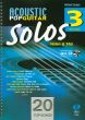 Album Acoustic Pop Guitar Solos Vol.3 Gitarre Noten und TAB Buch mit Cd (Arrangiert von Michael Langer)