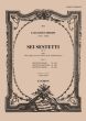 6 Sestetti for Strings Op.23 Vol.1 (G.454 - 455 - 456) 2 Vi.- 2 Va.- 2 Vc.