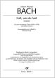 Bach Halt was du hast (SATB/ATTB-Basso Continuo) (herausgegeben von Reinhold Kubik Stuttgarter Bach-Ausgaben)